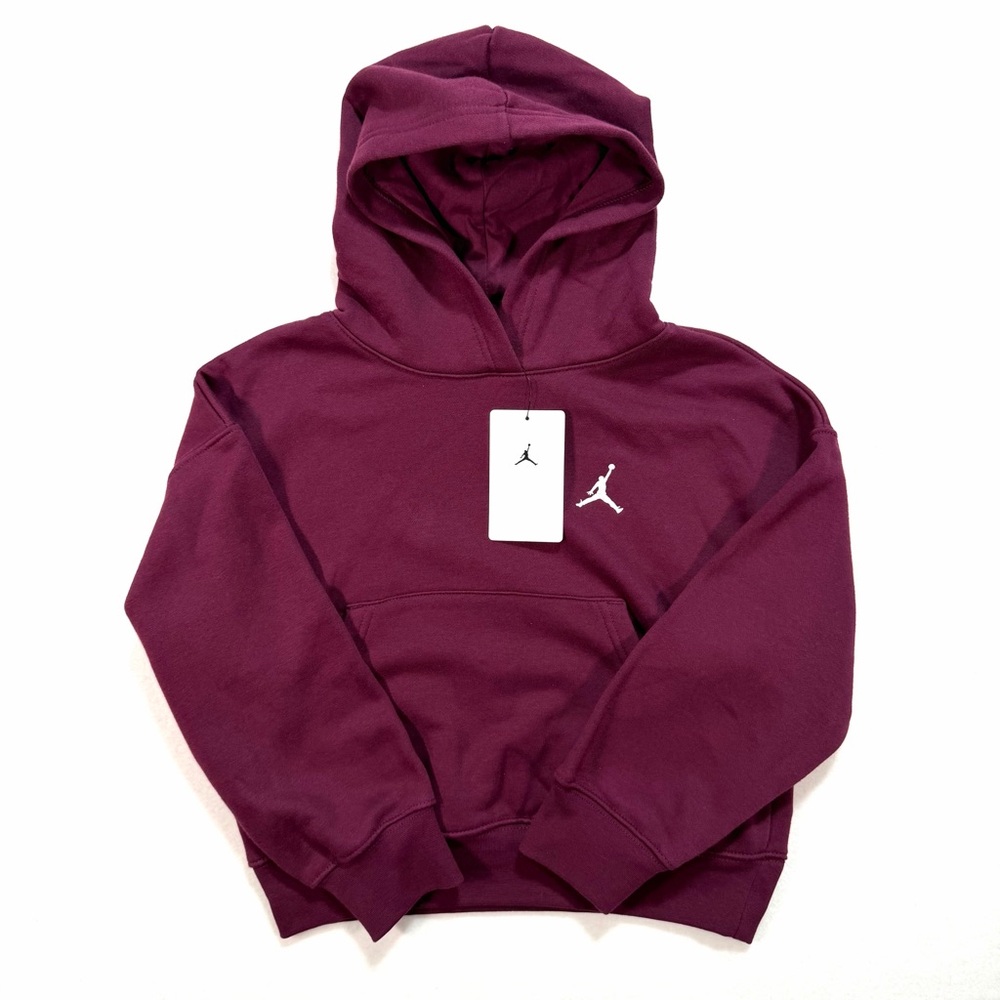 NWT New Nike Jordan Brooklyn Essentials Big Kids Pullover Hoodie Size Small 8/10 - Picture 2 of 4